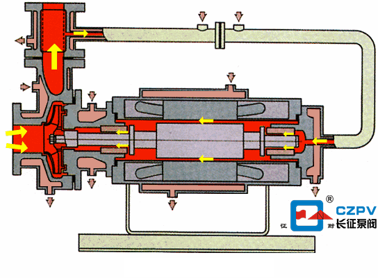 熱水循環泵工作原理動圖 熱水循環泵工作原理動圖