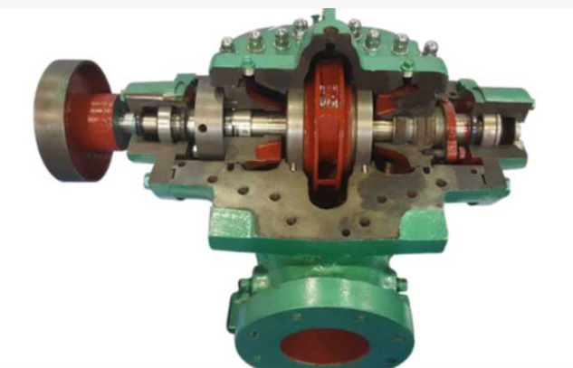 單級雙吸離心泵結構圖